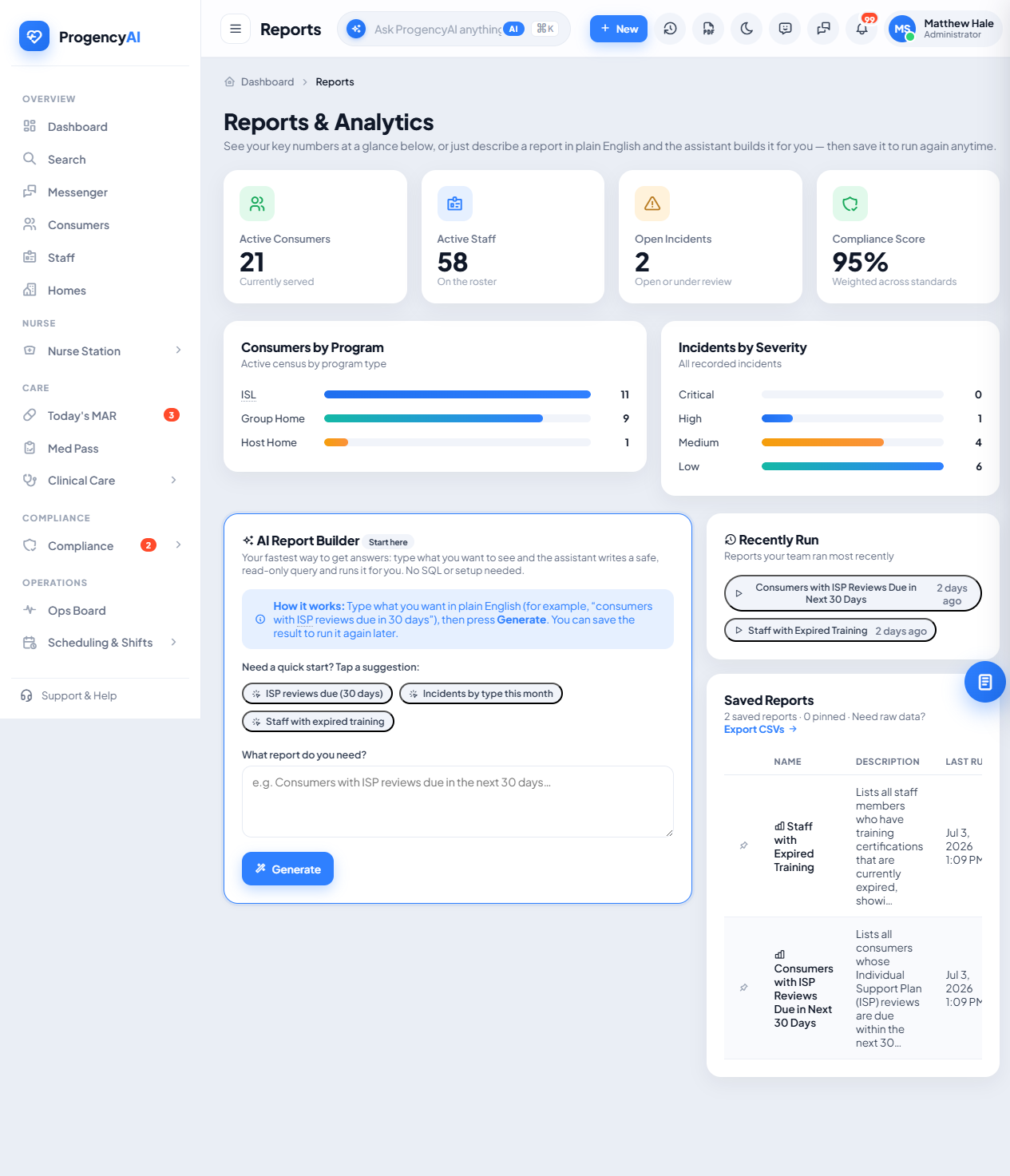 An assistant that only knows your records